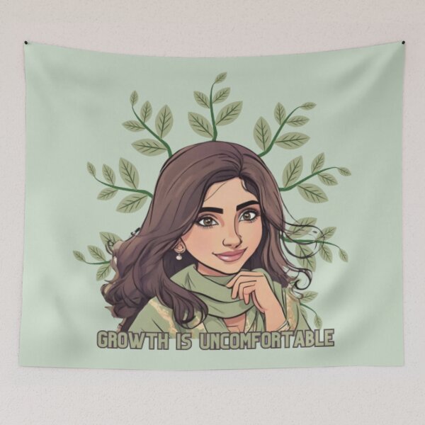 Item preview, Plant Girl - Growth is Uncomfortable designed and sold by Raat-Ki-Rani.