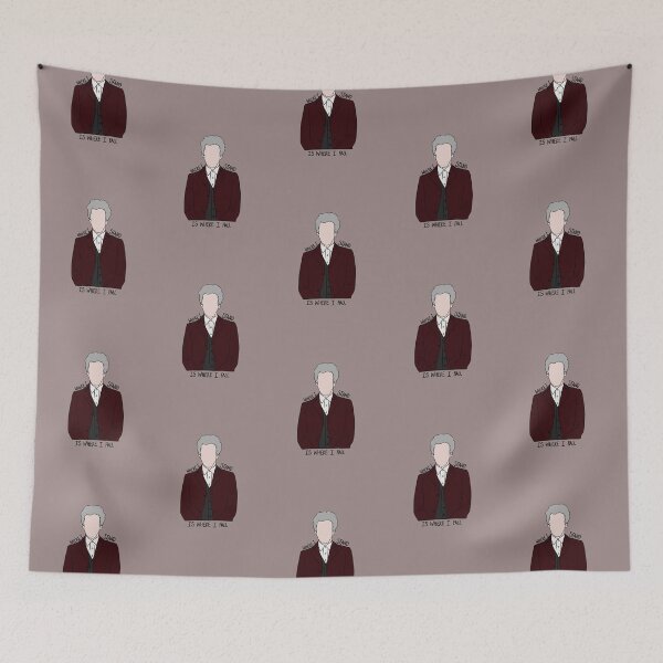 Item preview, "Where I Stand Is Where I Fall" Twelfth Doctor Quote Print Design  designed and sold by abldesign.
