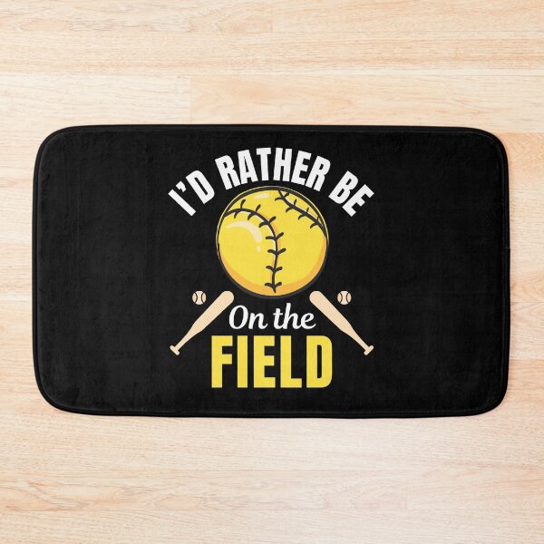 Item preview, I'd rather be on the field, softball sport or game lovers  designed and sold by NBSStore.