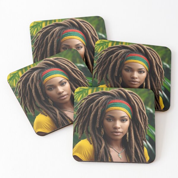 Item preview, Rooted Radiance | Proud Jamaican Rasta Queen designed and sold by Rothnaric.