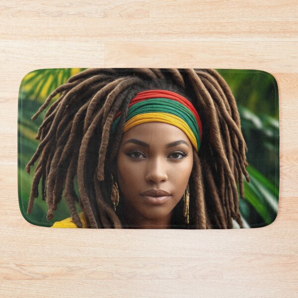 Item preview, Rooted Radiance | Proud Jamaican Rasta Queen designed and sold by Rothnaric.