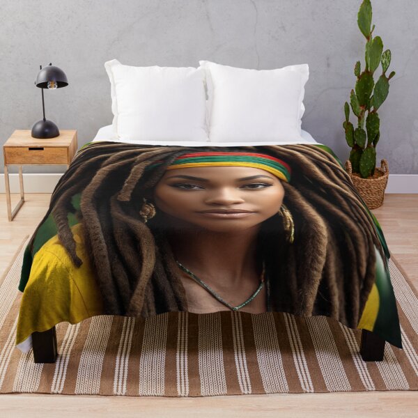 Item preview, Rooted Radiance | Proud Jamaican Rasta Queen designed and sold by Rothnaric.