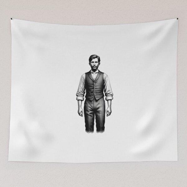 Item preview, Pen and Ink Red Dead Redemption Shop Keeper designed and sold by kylmllr101684.