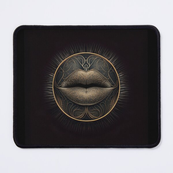 Item preview, woman's lips with intricate patterns designed and sold by Fantasymachine.
