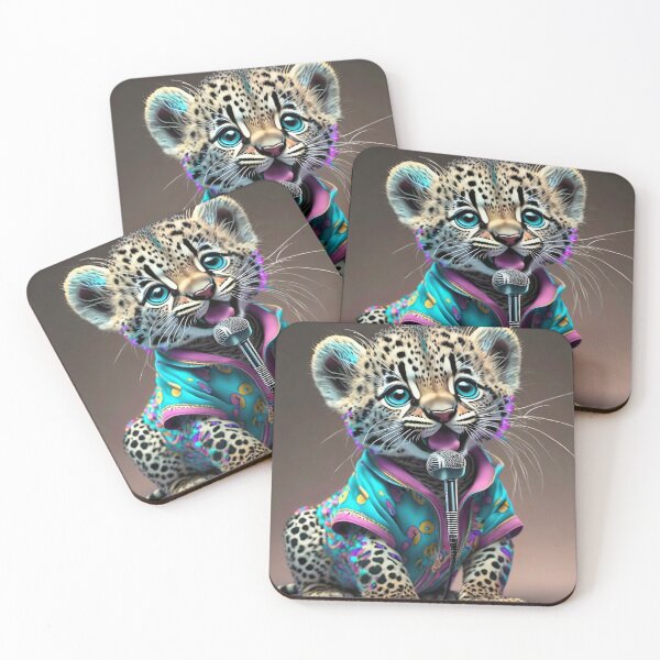Item preview, Baby Cheetah Singing with Microphone designed and sold by JohnXD247.