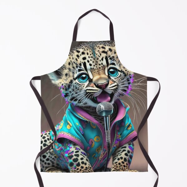 Item preview, Baby Cheetah Singing with Microphone designed and sold by JohnXD247.