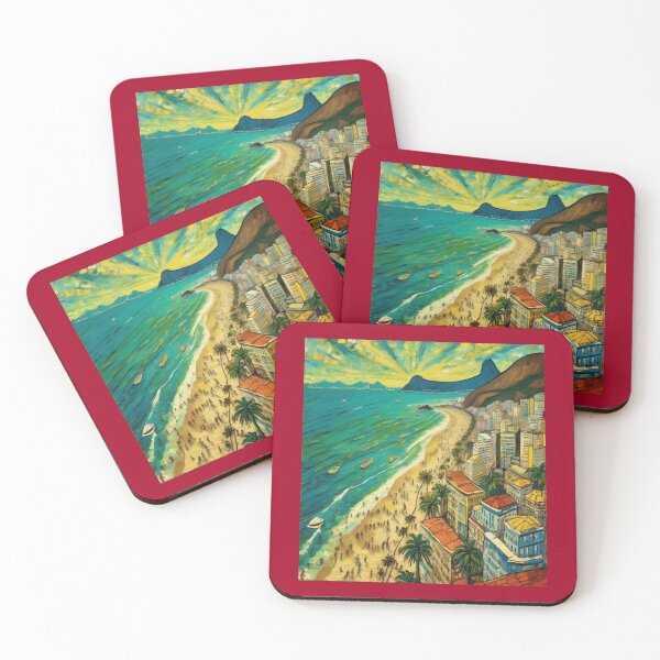 Item preview, Copacabana-The Iconic Spiaggia of Rio de Janeiro designed and sold by Artisticanvas.