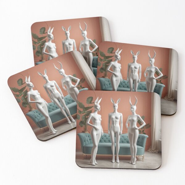 Item preview, Animal-headed mannequins in tight clothing and surreal furniture designed and sold by stevanovicigor.