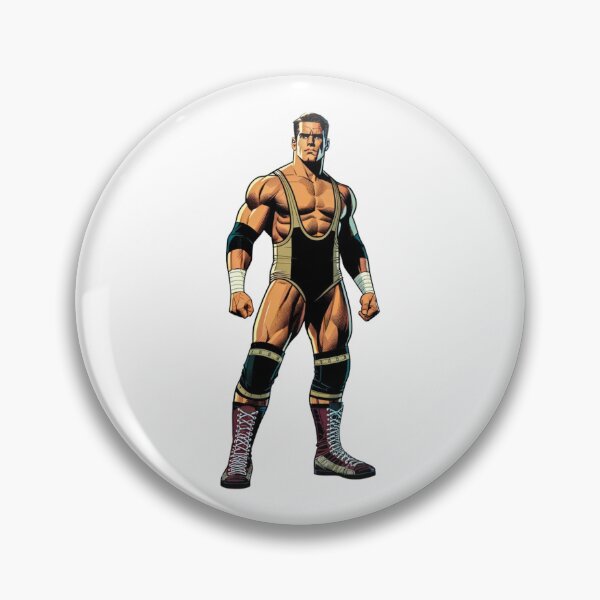 Item preview, Accomplished Pro Wrestler in Singlet while Glaring  designed and sold by kylmllr101684.