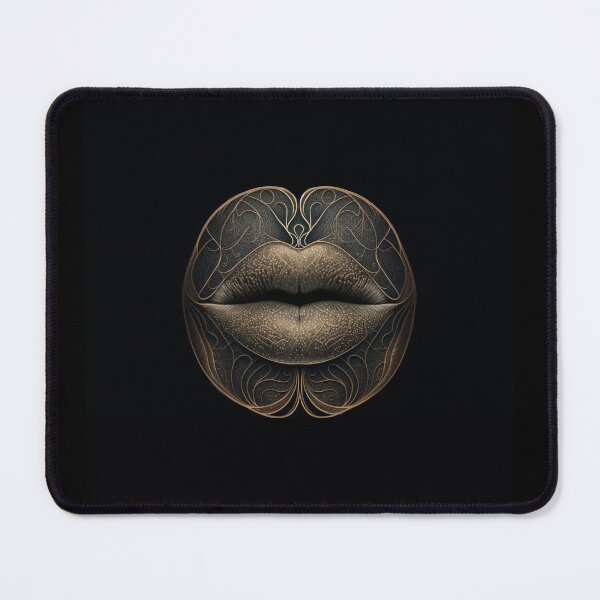 Item preview, woman's lips with intricate patterns designed and sold by Fantasymachine.
