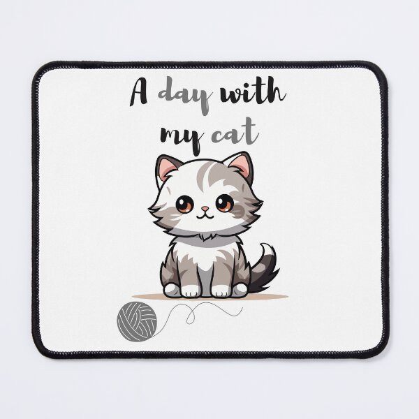Item preview, A day with my cat designed and sold by AliKwStore.