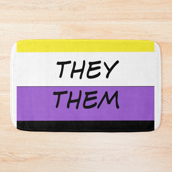 Item preview, They/them pin (few other objects) designed and sold by AfterGalaxy1159.