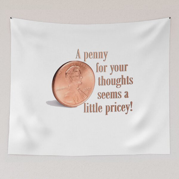 Aperçu de l'œuvre Penny pour vos pensées créée et vendue par Whimsaurus.