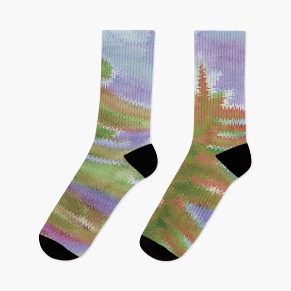 Item preview, Colorful Zigzag Trees designed and sold by Alexandria Levin.