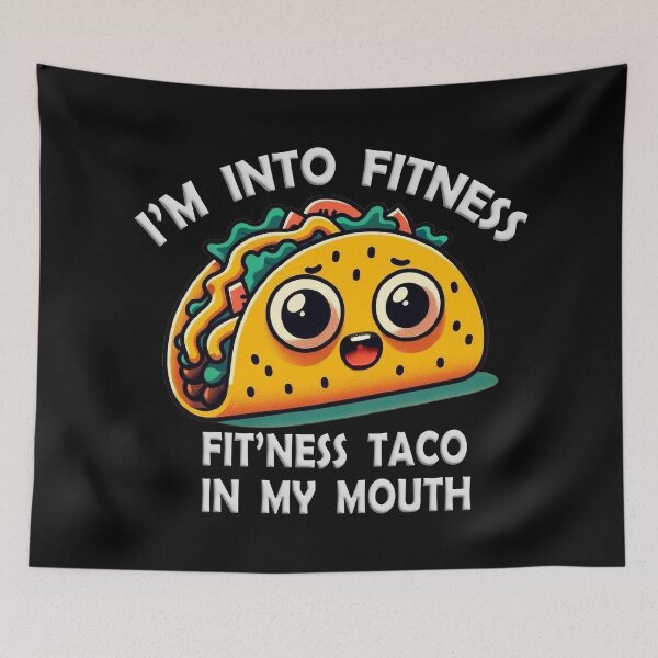 Item preview, Fitness Taco designed and sold by Scrumptious Designs.