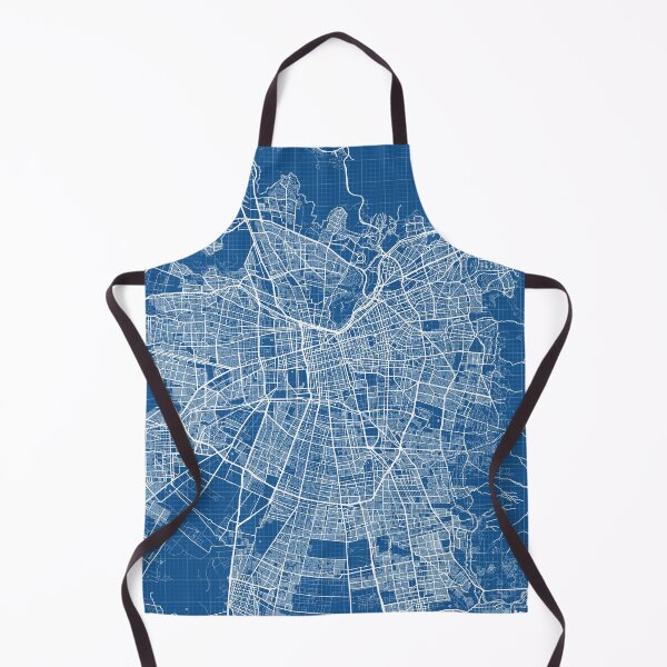 Item preview, Santiago City Map of Chile - Blueprint designed and sold by deMAP.