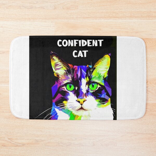 Item preview, Confident Cat designed and sold by craftybegonia.