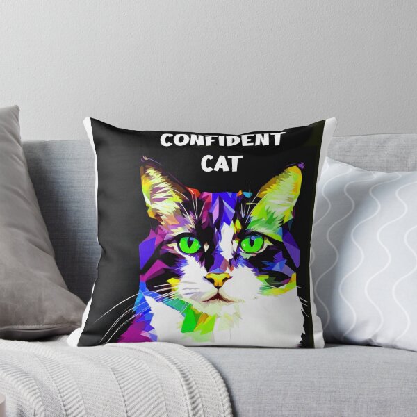 Item preview, Confident Cat designed and sold by craftybegonia.