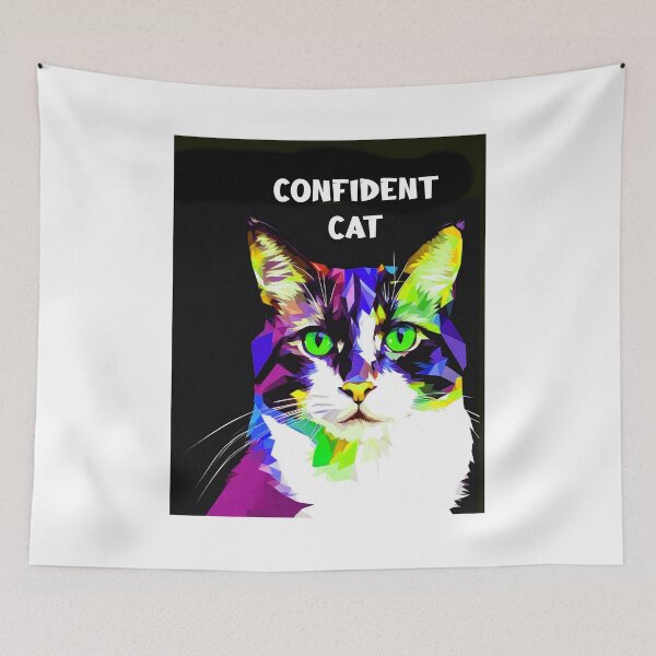 Item preview, Confident Cat designed and sold by craftybegonia.