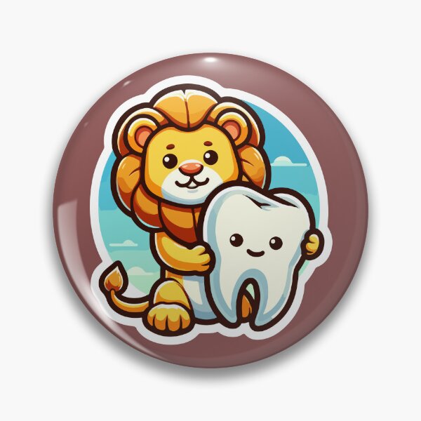 Item preview, King of Floss - Lion and Tooth Buddy designed and sold by ShopiDentistry.