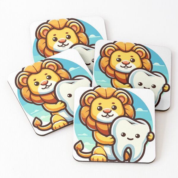 Item preview, King of Floss - Lion and Tooth Buddy designed and sold by ShopiDentistry.
