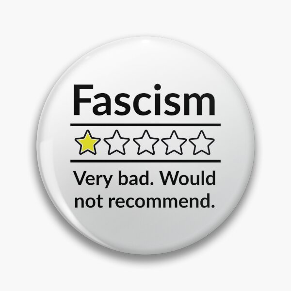 Item preview, Bad review anti fascism political humor design  designed and sold by Rachel the Artist .