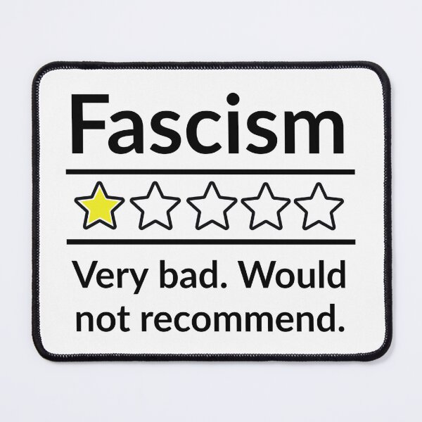 Item preview, Bad review anti fascism political humor design  designed and sold by Rachel the Artist .