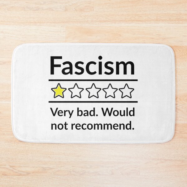 Item preview, Bad review anti fascism political humor design  designed and sold by Rachel the Artist .