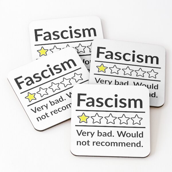 Item preview, Bad review anti fascism political humor design  designed and sold by Rachel the Artist .