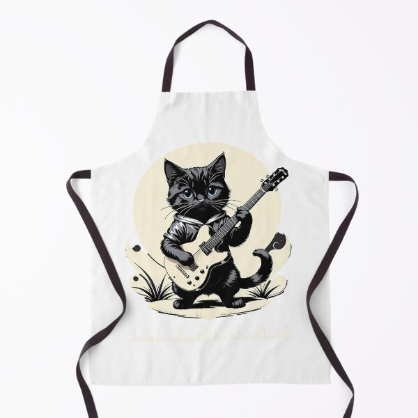 Item preview, Guitarist Cat: Exploring the Musical Talent of Our Furry Friends designed and sold by Artedig.