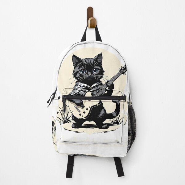 Item preview, Guitarist Cat: Exploring the Musical Talent of Our Furry Friends designed and sold by Artedig.