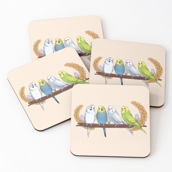 Item preview, Cute Budgies designed and sold by meruesan.