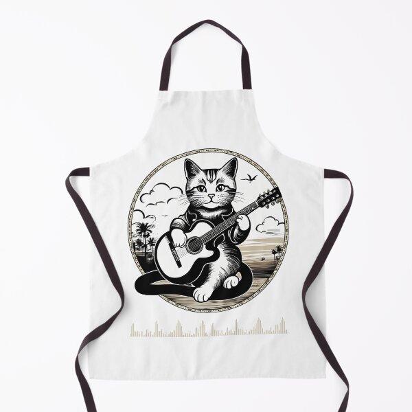 Item preview, Melodies in paws: Discover the charming story of the cat that plays the guitar designed and sold by Artedig.