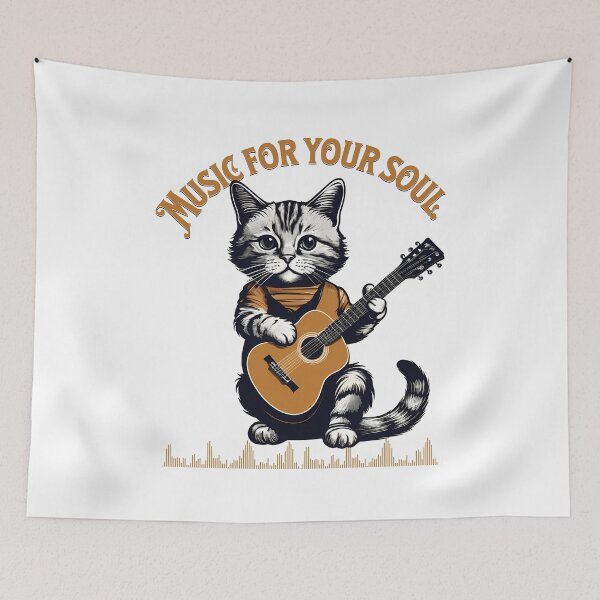 Item preview, Rocker cat: The magic behind the notes and purrs designed and sold by Artedig.
