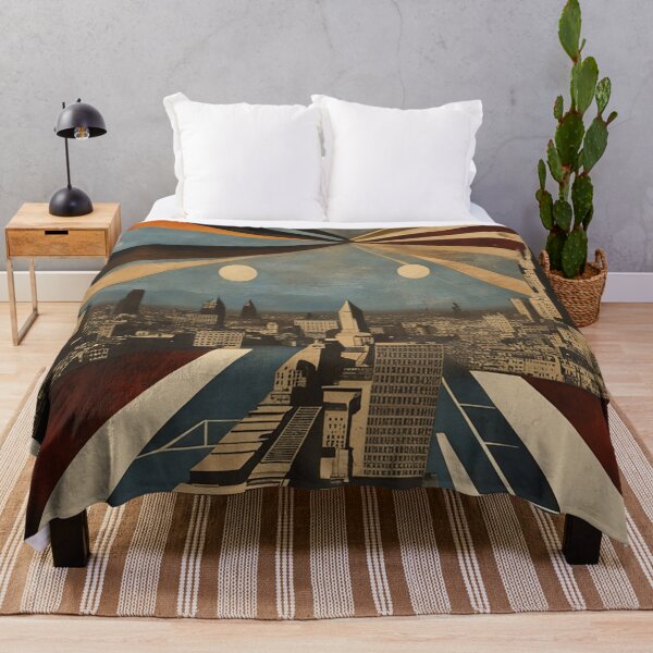 Item preview, Lines of space and city designed and sold by solveigsmake.