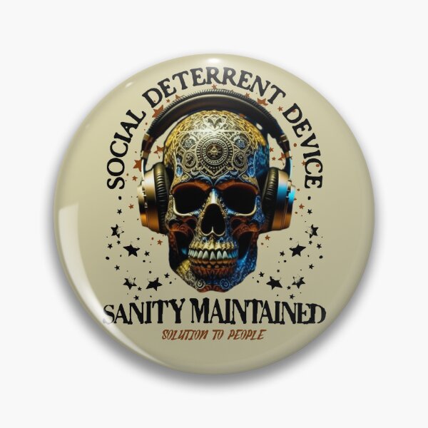 Item preview, Headphones Skull Sanity Maintained designed and sold by Mlaniel.