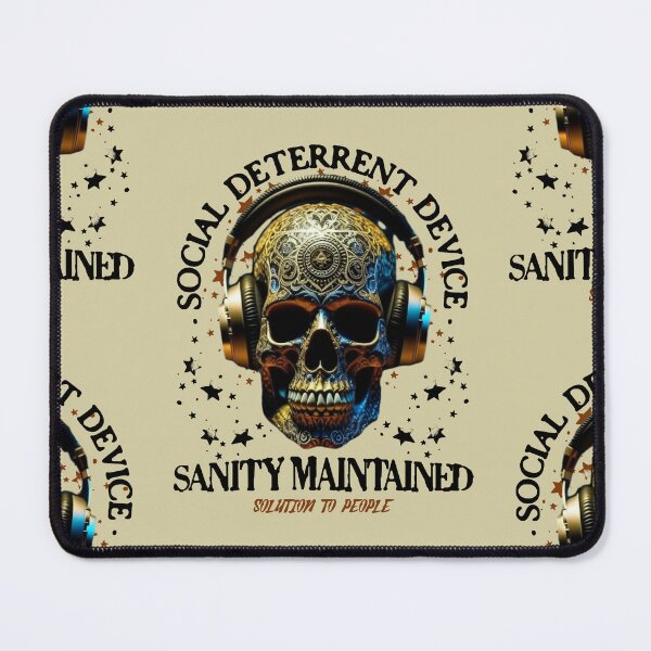 Item preview, Headphones Skull Sanity Maintained designed and sold by Mlaniel.