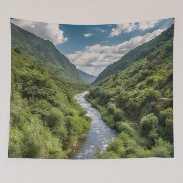 Item preview, River in a Green Valley designed and sold by ChrisZerotani.