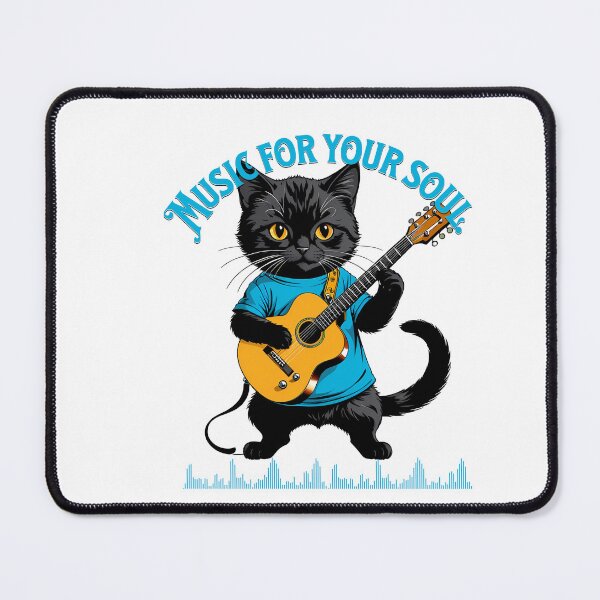 Item preview, Feline Affinity: The Unique Relationship Between Cats and Guitar Music designed and sold by Artedig.