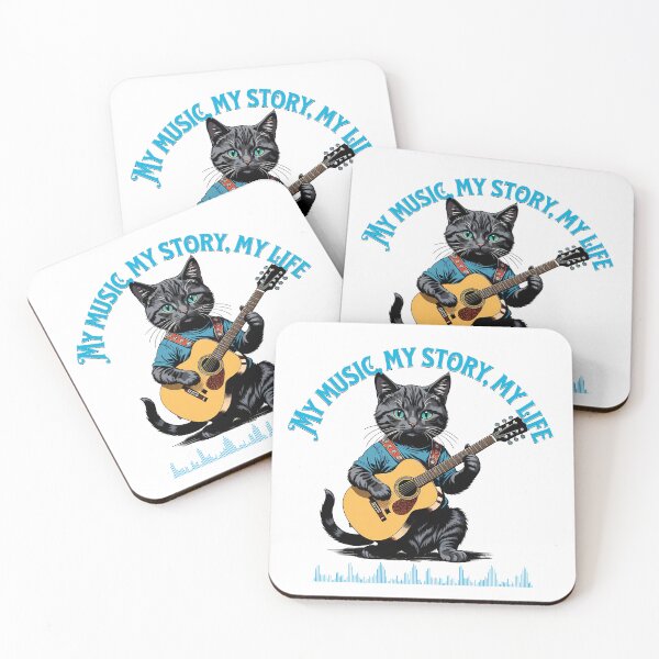 Item preview, Serenade cat: Discover how a feline conquers hearts with his guitar designed and sold by Artedig.
