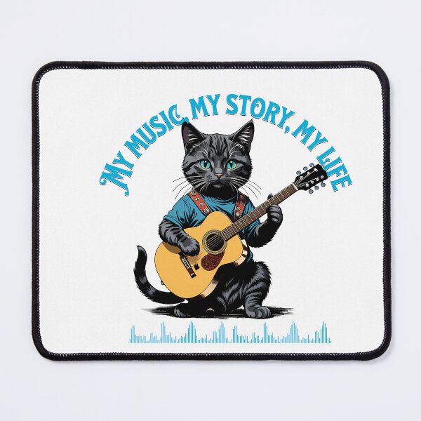 Item preview, Serenade cat: Discover how a feline conquers hearts with his guitar designed and sold by Artedig.