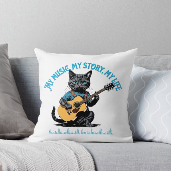 Item preview, Serenade cat: Discover how a feline conquers hearts with his guitar designed and sold by Artedig.