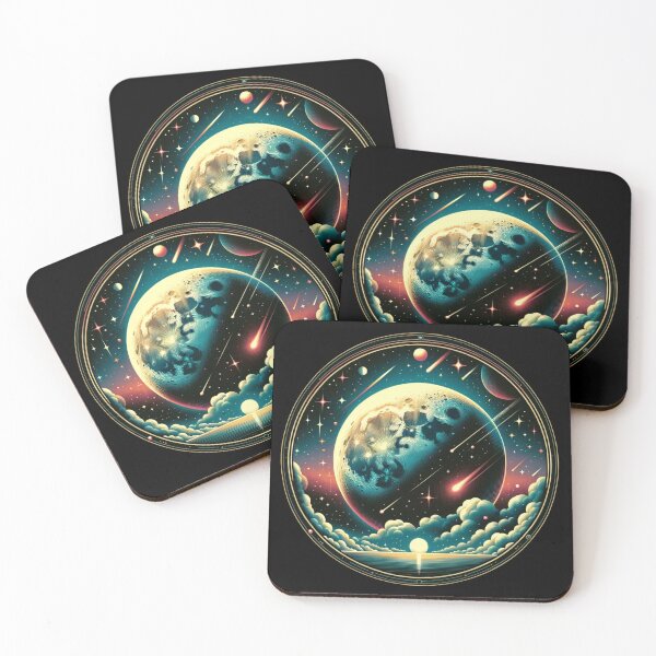 Item preview, "Celestial Wonders: A Vintage Galaxyart Vista" designed and sold by ChromaticBlend.