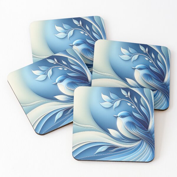 Item preview, Azure Serenity Paper Art designed and sold by Vlark555.