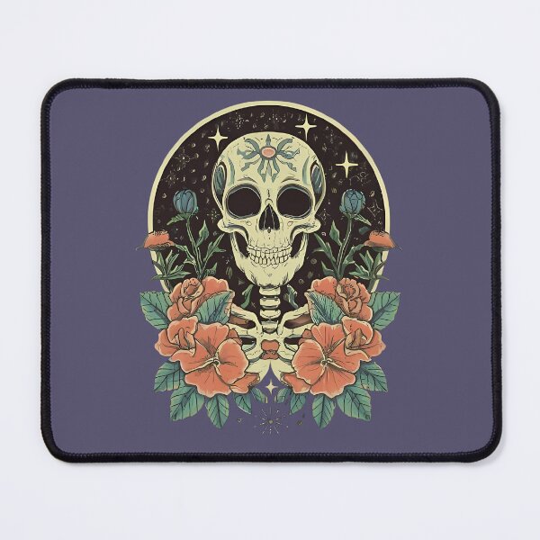 Item preview, The galaxy skeleton with the red flowers designed and sold by Ahmedhazem12.