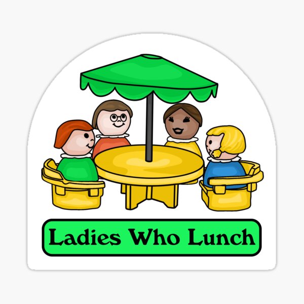 Item preview, Little Ladies Who Lunch designed and sold by Unhinged Heather.