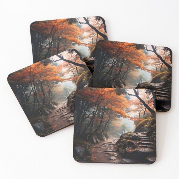 Item preview, Misty Autumn Hike in a Dense Forest designed and sold by Shirtastically.