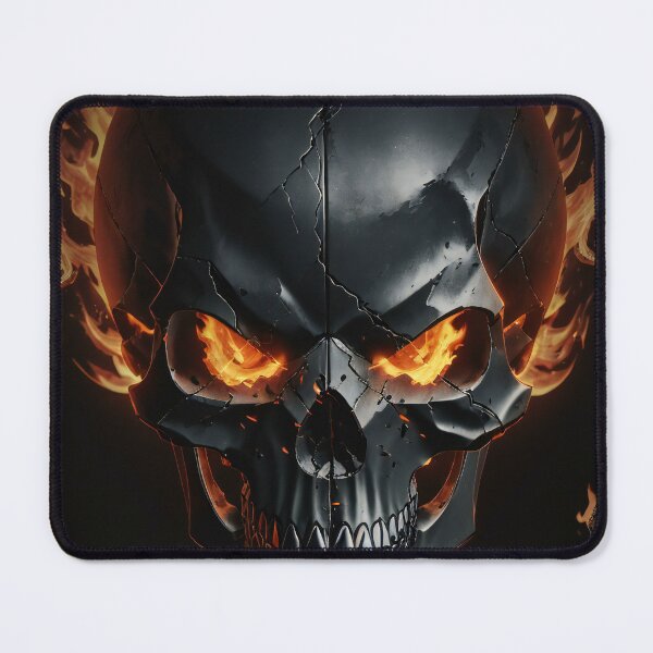 Item preview, Inferno's Embrace: Pirate Skull Engulfed in Dancing Flames" designed and sold by ArtComixHaven.
