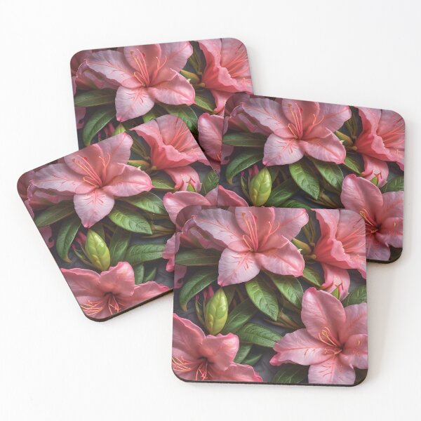 Artikelvorschau, Pink Azalea Flower Pattern entworfen und verkauft von TheArtOfPat.