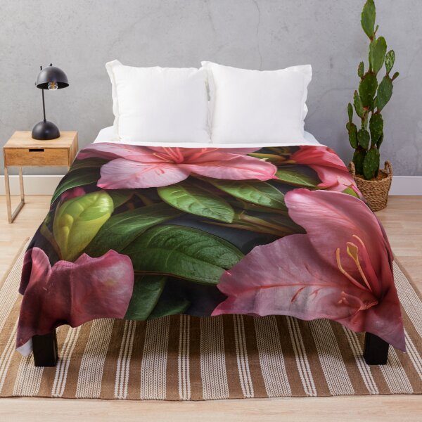 Artikelvorschau, Pink Azalea Flower Pattern entworfen und verkauft von TheArtOfPat.